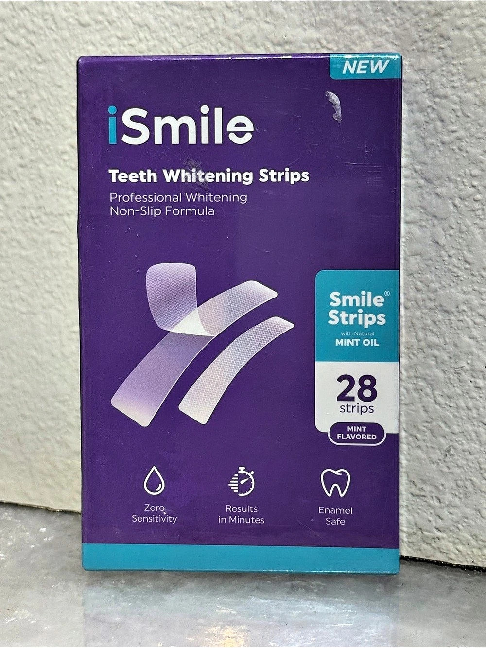 iSmile Teeth Whitening Strips Mint 28 Strips NWT